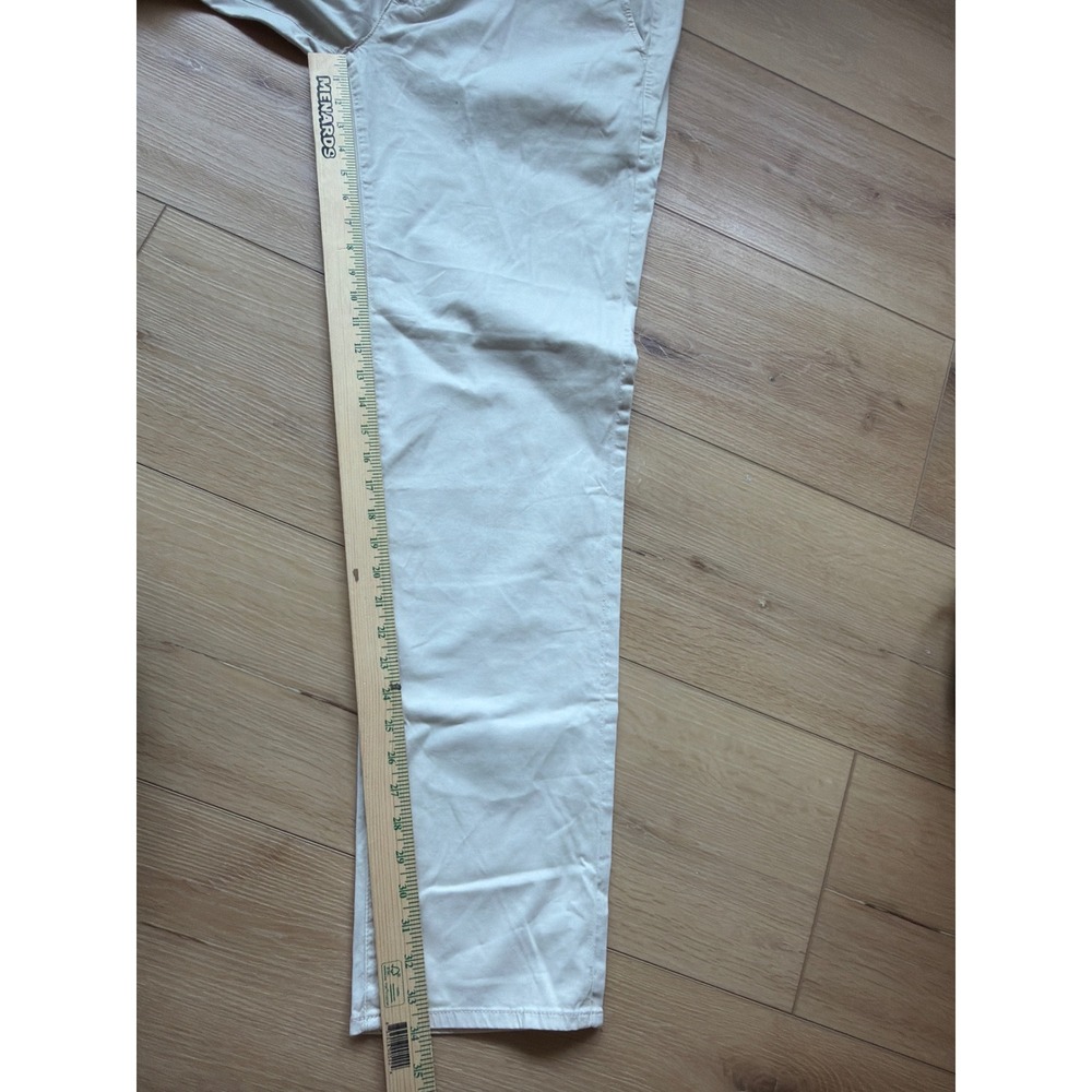 AG Adriano Goldschmied Marshall Slim‎ Trouser Mens size 38 Beige Chino Pants - Picture 6 of 10